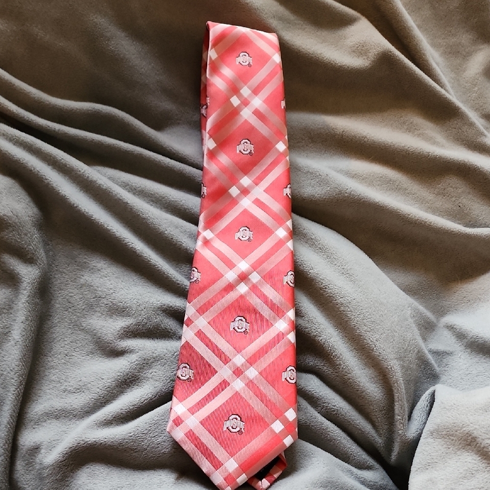 Red Plaid Necktie Accessories
